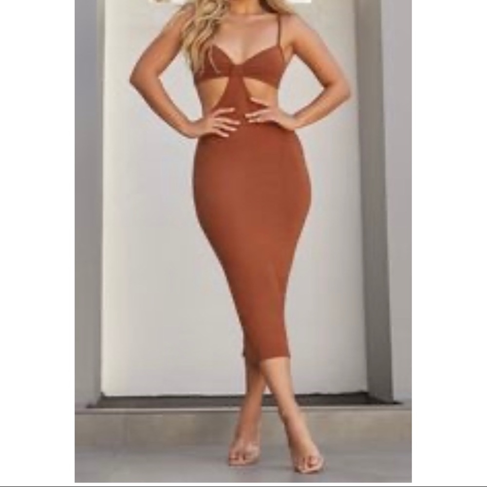 Cutout bodycon dress